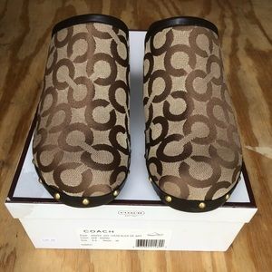Coach Clogs Brand New